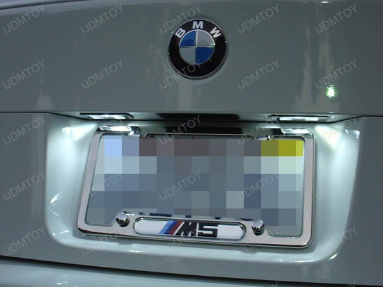 Bmw e60 led license plate lights #1